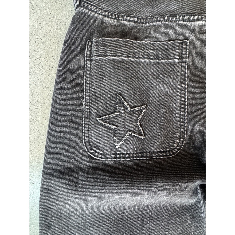 Hollister Men's Baggy 30 x 34 Black Distressed Jeans Oversized Retail $50 NWT! - Picture 9 of 9